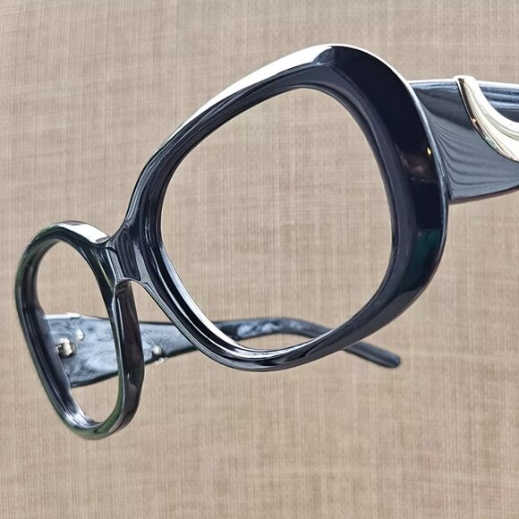 Kirkland Signature Women Glasses/Sunglasses Frame Muscat Black Eyeglasses Italy - Picture 1 of 11
